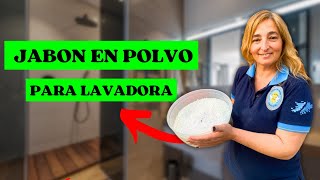 🧼 JABON en POLVO para LAVADORA AUTOMATICA CASERO [upl. by Sunda]