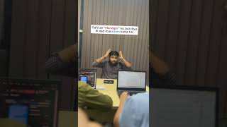 Galti se Manager ko bol diya ki aap kya kaam krte ho hr office memes shorts shortvideo short [upl. by Trinia601]