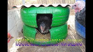 IDEAS de nidos para gallinas reciclados [upl. by Seen338]