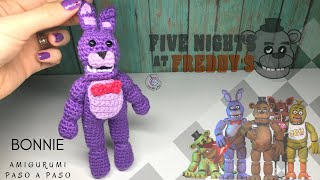 BONNIE FIVE NIGHTS AT FREDDYS AMIGURUMI [upl. by Dru748]