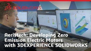 Aeristech is Developing Zero Emission Electric Motors with 3DEXPERIENCE SOLIDWORKS [upl. by Aynekal711]