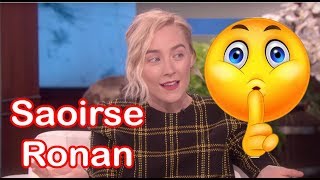 ellen degeneres saoirse ronan  saoirse ronan interview Outline [upl. by Alletniuq10]