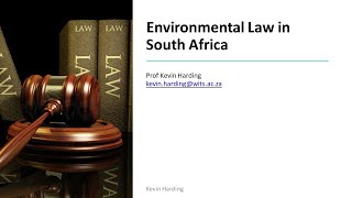 Introduction to Environmental Law Full presentation [upl. by Atilek]