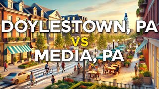 Doylestown PA VS Media PA  Which Town Would YOU Choose [upl. by Ytsirc862]