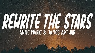 AnneMarie amp James Arthur  Rewrite The Stars Lyrics [upl. by Rochella]