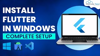 How to Install Flutter in Windows  Flutter Installation Tutorial [upl. by Macur]