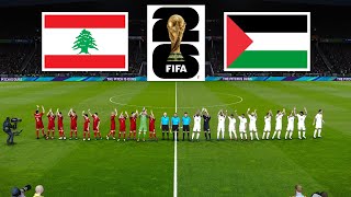 Lebanon vs Palestine ● FIFA World Cup 2026 Qualification  16 November 2023 Gameplay [upl. by Maegan]