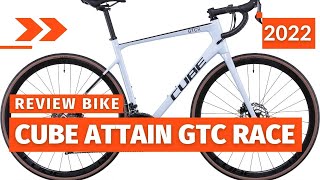 Cube Attain Gtc Race 2022 New Road Race Bike Insane Speed [upl. by Drwde]