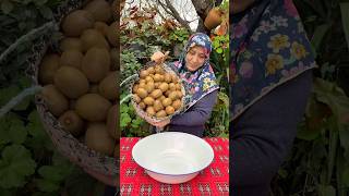 Rural cooking  مربای کیوی‌ 🥝 Kiwi jam food recipe cooking rurallife [upl. by Airdnua864]