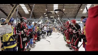 Indoor Pond Hockey Classic Tournament Antwerp Belgium  Hockey Is The Universal Language [upl. by Anierdna95]