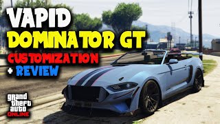 NEW Vapid Dominator GT Mustang GT Customization  Review  GTA Online [upl. by Natale]