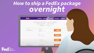 How to ship a FedEx package overnight [upl. by Atiniv666]