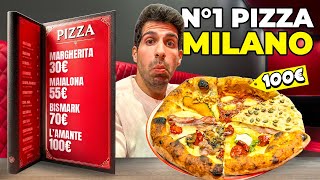 MANGIO TUTTO IL MENÚ DELLA PIZZERIA PIÚ FAMOSA DI MILANO [upl. by Suivatna]