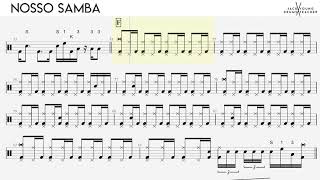 How to play Nosso Samba On Drums 🎵 [upl. by Ecaroh]