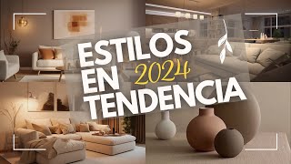 TENDENCIAS para 2024  Diseño y decoracion de interiores  Home decor [upl. by Ggerg277]