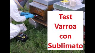 Test Varroa con Sublimato Acido Ossalico  Controllo della covata e delle scorte [upl. by Assej]