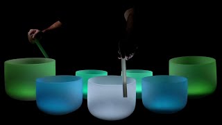 432 Hz Crystal Singing Bowls  Restore Your Energy and Sleep Deeply [upl. by Anayik]