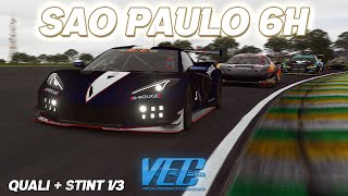 First time on this track in years  VEC Sao Paulo 6H  Division 1  Brabham Motorsports 83 GT3 [upl. by Schnapp]