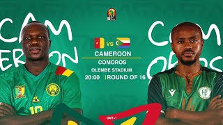 TotalEnergies AFCON 2021  Cameroon vs Comoros  Round of 16 [upl. by Erdnassak926]