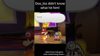 Dooliss Didnt Know What Hit Him papermario ttyd vtuber [upl. by Norwood]