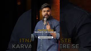 Corporate Job standupindia standupcomedy explore exposed comedy explorepage interview gym [upl. by Sutelc]