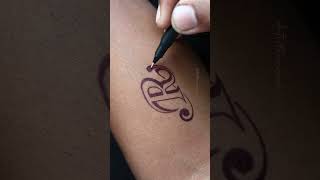 This is amazing R letter tattoo 🫡 viral art trending [upl. by Japha]