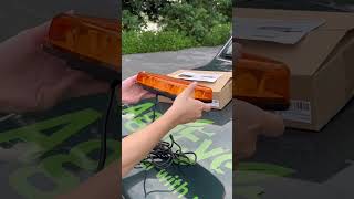 Where to find a mini strobe light bar with ultrabright amber lights and easy installation process [upl. by Cheadle]