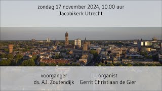 Hebreeën 4  live kerkdienst  zondag 17 november  1000 uur [upl. by Annad911]