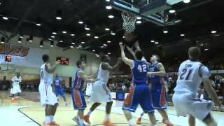 Mens Basketball Takes down Houston Baptist [upl. by Nered140]