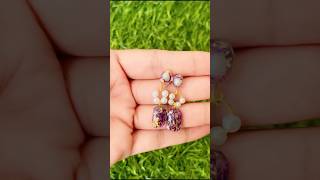 DIY Resin Earrings  Jewellerymaking resinart shotrs youtubeshorts resinearrings [upl. by Alikam]