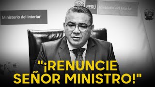 Ministro del Interior no soportó y terminó huyendo de la prensa cusqueña que no se quedó callada [upl. by Lorelei]