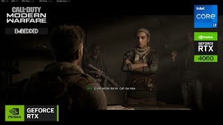 Call of Duty Modern Warfare 2019 Walkthrough 2 Embedded on RTX 4060 Laptop  Colorful Evol P15 [upl. by Kcirdorb]