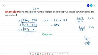 6 TN Maths Term II 1 Numbers Example 9 Find smallest number that can be divided by 254 [upl. by Cletus722]