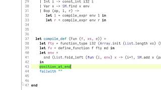 Arithmetic Compiler in OCaml with LLVM Bindings [upl. by Hugibert746]