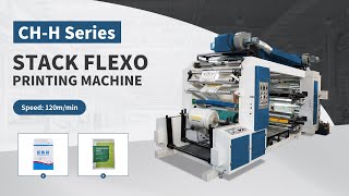 8 color 1000mm stack type machineflexostack [upl. by Loginov]