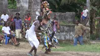 Grebo Traditional War Dance in Liberia [upl. by Ellekcir]