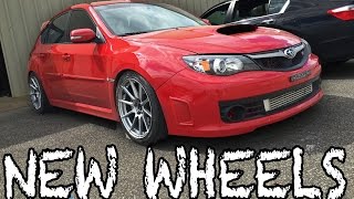 New Enkei Wheels for my WRX STi [upl. by Eyot]