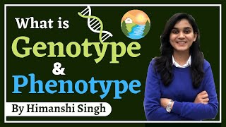 What is Genotype and Phenotype  explained by Himanshi Singh [upl. by Haff656]