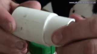 How To Join Plastic PVC Pipe  Plumbing Tips [upl. by Niple100]