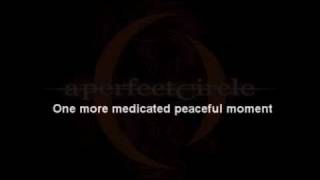 A Perfect Circle  Orestes  With lyrics [upl. by Inaliel794]