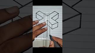 Easy art ideas  art painting shorts 3ddrawing 3dillusion drawingideas ytshorts viralvideo [upl. by Binnie97]