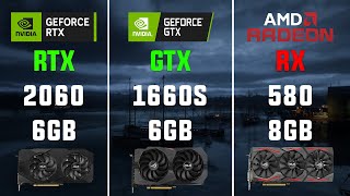 RTX 2060 6GB vs GTX 1660 SUPER vs RX 580 8GB Test in 7 Games [upl. by Azer480]