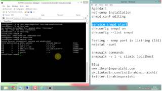 How to enable SNMP on linux and installation and configuration [upl. by Alanah191]