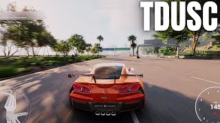 Test Drive Unlimited Solar Crown Corvette C7 ZR1 gameplay  PS5 beta [upl. by Nomaid]