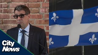 Quebec Conservative Party courting Anglophone vote [upl. by Hidie270]