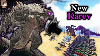 New Karev from Ark Abyss VS Modded Dinosaurs ARK Mod Battle [upl. by Ikceb]