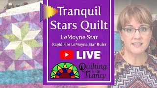 LeMoyne Star Block  Tranquil Star Part 8A [upl. by Anuaek]