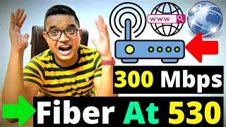 Excitel Fiber 300Mbps Unlimited Plan  Excitel Vs Airtel Vs Jio Fiber  Best Fiber Plans in India [upl. by Annavas]