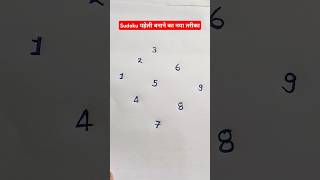 Sudoku puzzle trickssudoku puzzle banane ka new tarikamaths shorts [upl. by Errised]