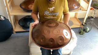 Handpan D Kurd 16 C3 Ember 440 hz [upl. by Llechtim]